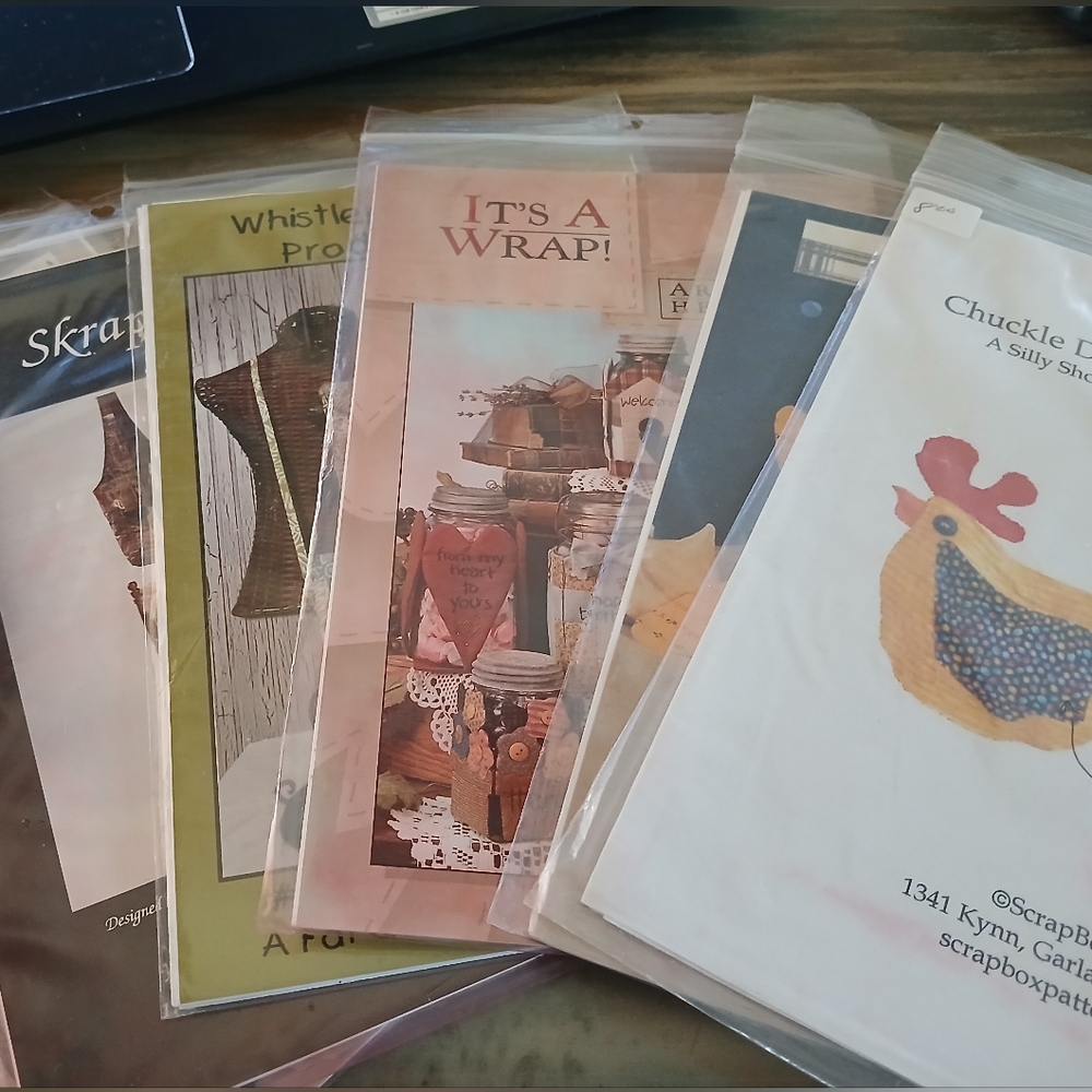 SEWING PATTERNS Bags Purses Totes Crossbody Shoulder Crafts chicken fish jars